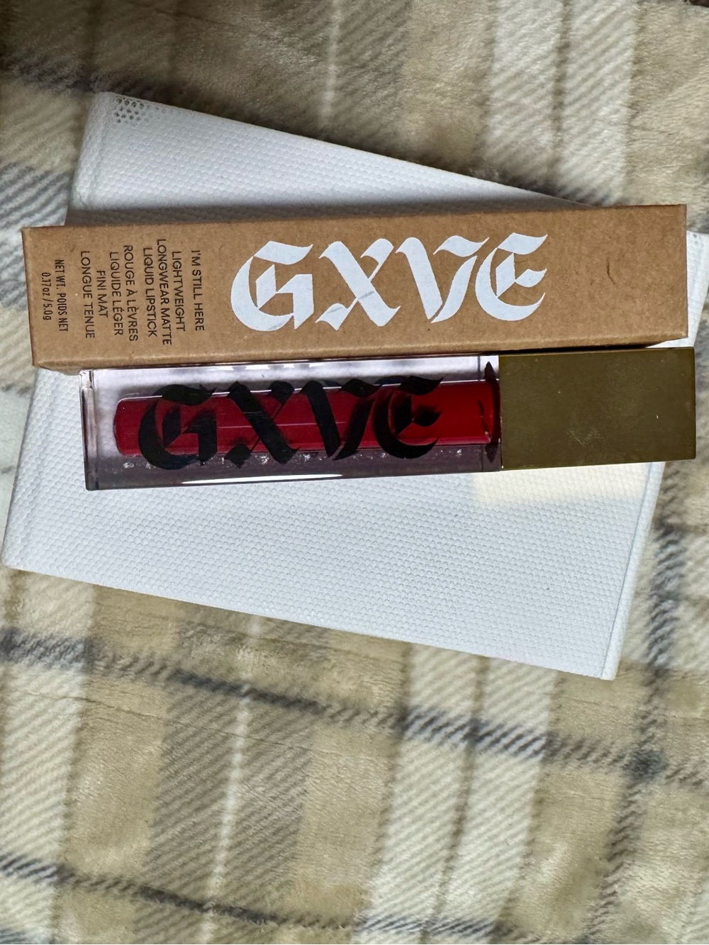 GXVE Red Liquid Lipstick - original recipe